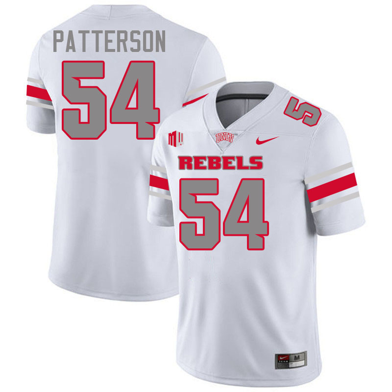 #54 Isaiah Patterson UNLV Rebels College Football Jersey Stitched-White